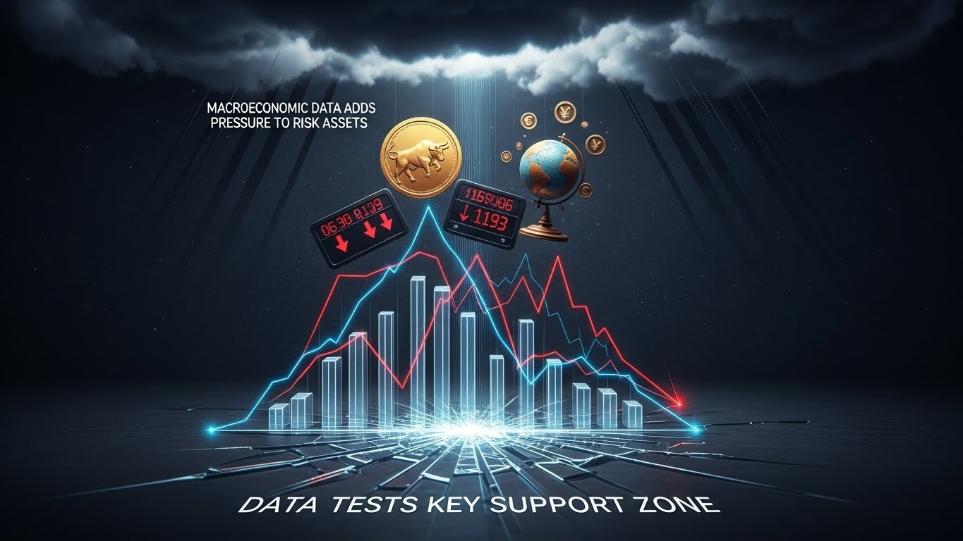 Macroeconomic Data Adds Pressure to Risk Assets Data Tests Key Support Zone