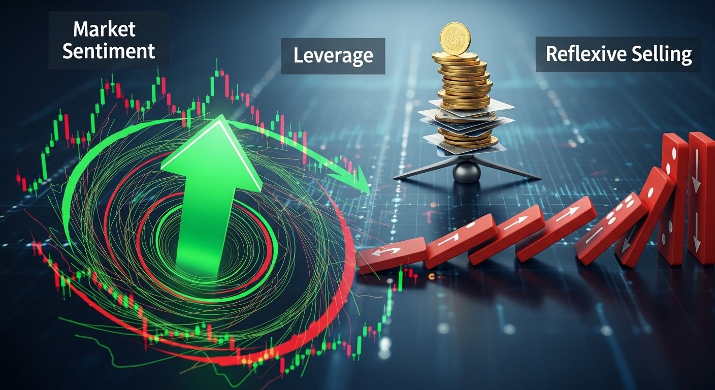 Market Sentiment, Leverage, and Reflexive Selling