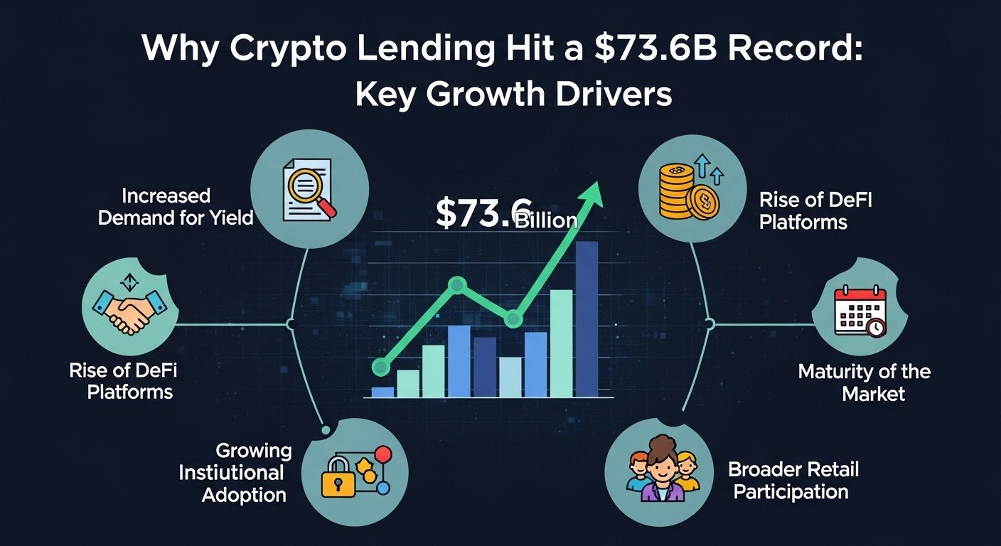 Why Crypto Lending Hit a $73.6B Record Key Growth Drivers