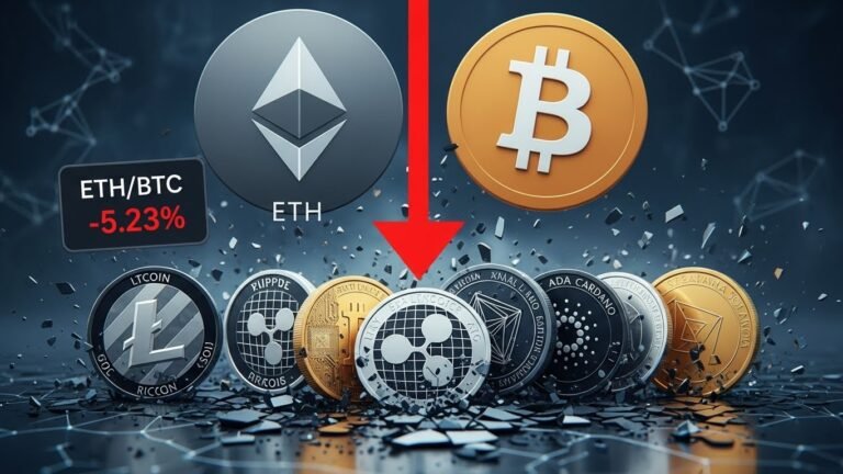 Altcoins Under Pressure ETHBTC Drop