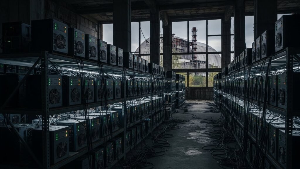 Bitcoin miners Ukraine nuclear