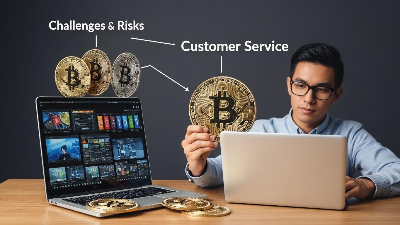 Challenges and Risks of Using Bitcoin in Customer Service
