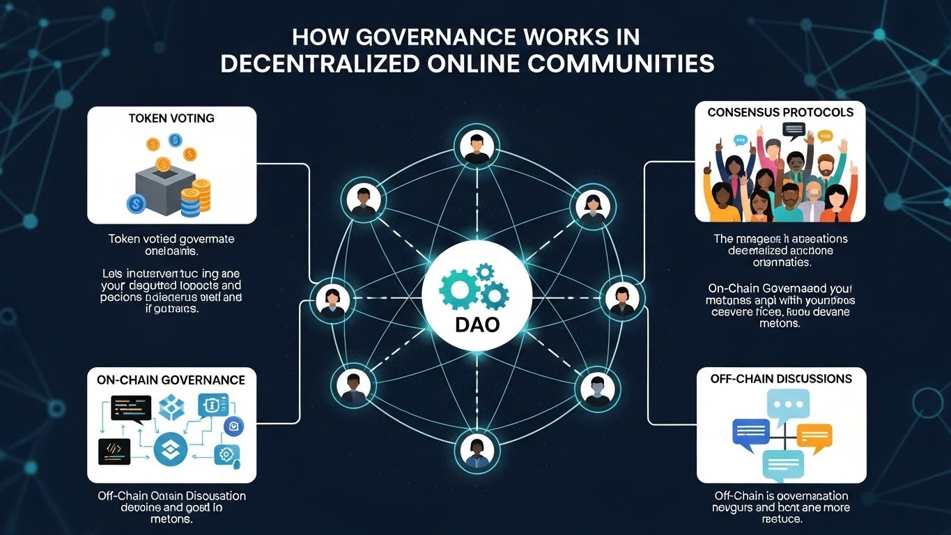 How Governance Works in Decentralized Online Communities