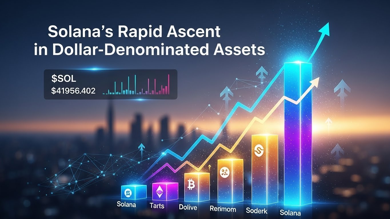 Solana's Rapid Ascent in Dollar-Denominated Assets
