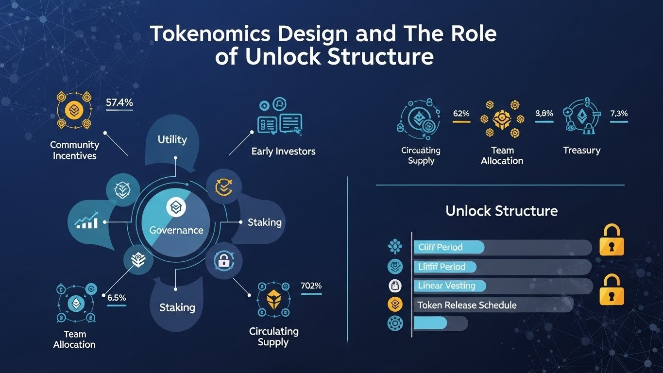 Tokenomics Design and the Role of Unlock Structure