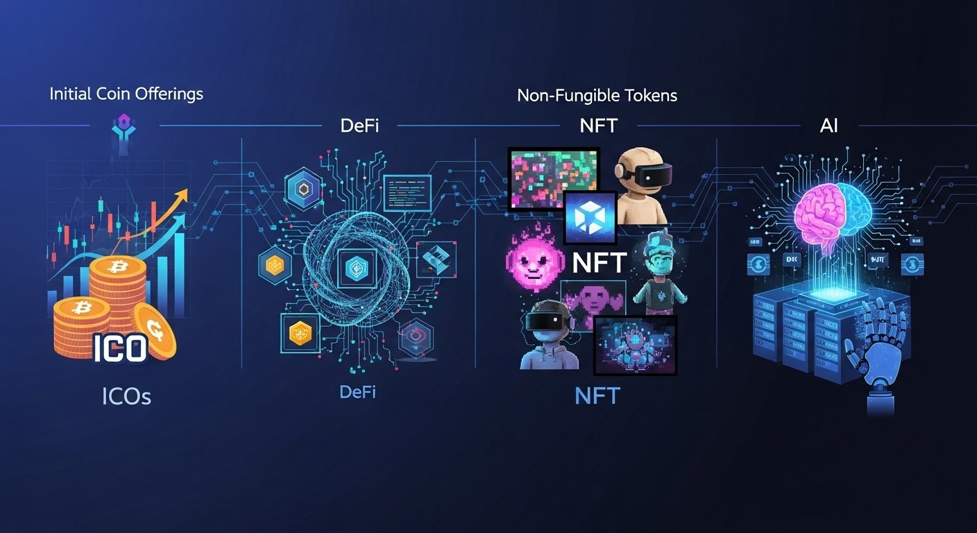 ICOs to DeFi to NFTs and AI