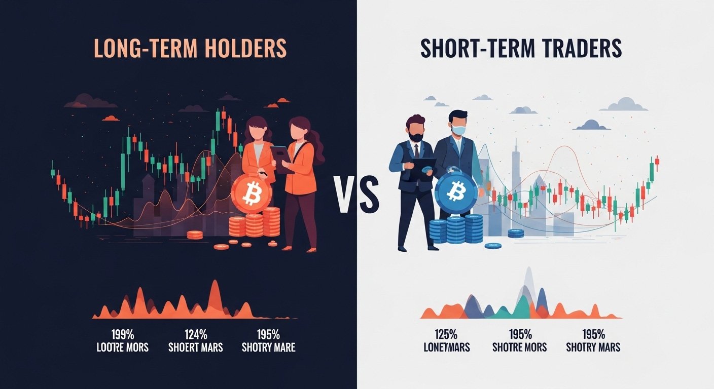 Long-Term Holders Versus Short-Term Traders