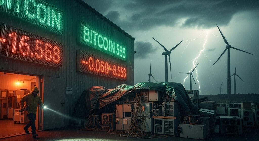 Massive US Storm Forces Bitcoin Miners Offline Massive US Storm Forces Bitcoin Miners