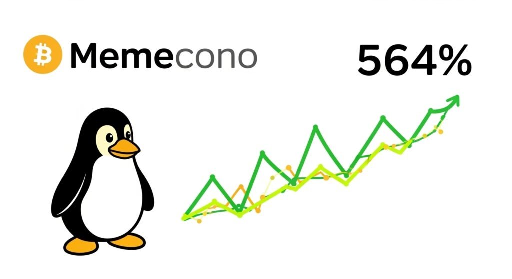 PENGUIN Memecoin Jumps 564%