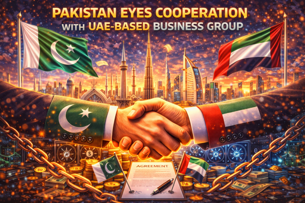 Pakistan Eyes Cooperation with UAE-Based Business Group Pakistan Eyes Cooperation with UAE-Based Business Group