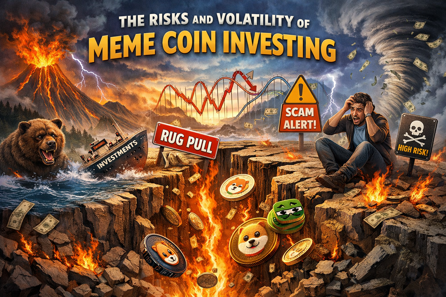 The Risks and Volatility of Meme Coin Investing