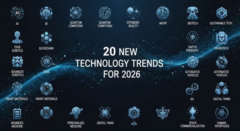 20 New Technology Trends for 2026 That Will Transform the Future 20 New Technology Trends for 2026