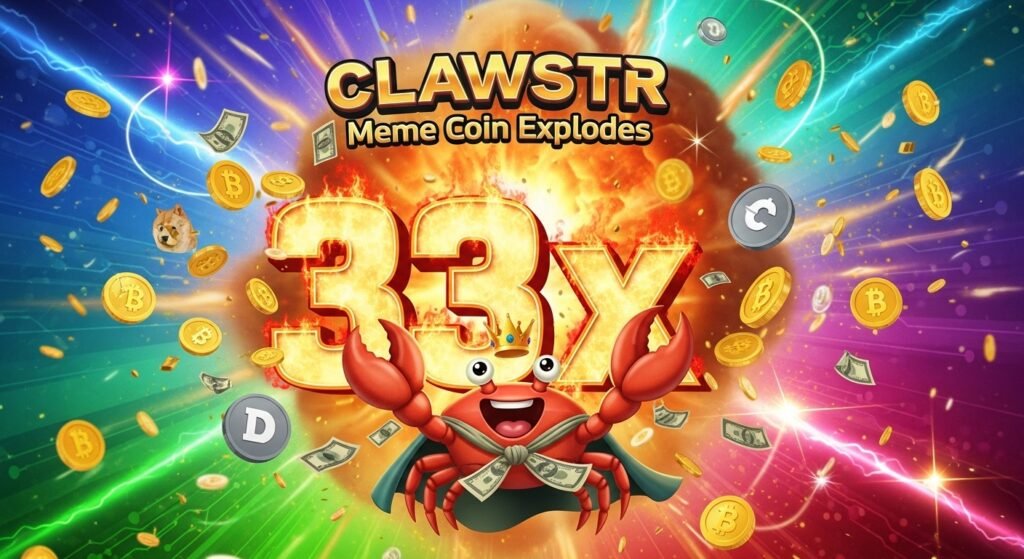 CLAWSTR Meme Coin Explodes 33x