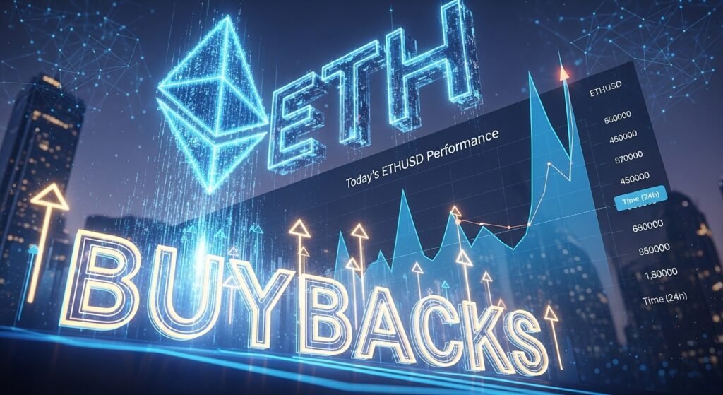 ETHUSD Today Mega ETH Buybacks
