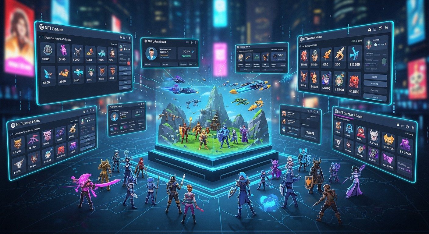 NFT marketplaces and gaming applications