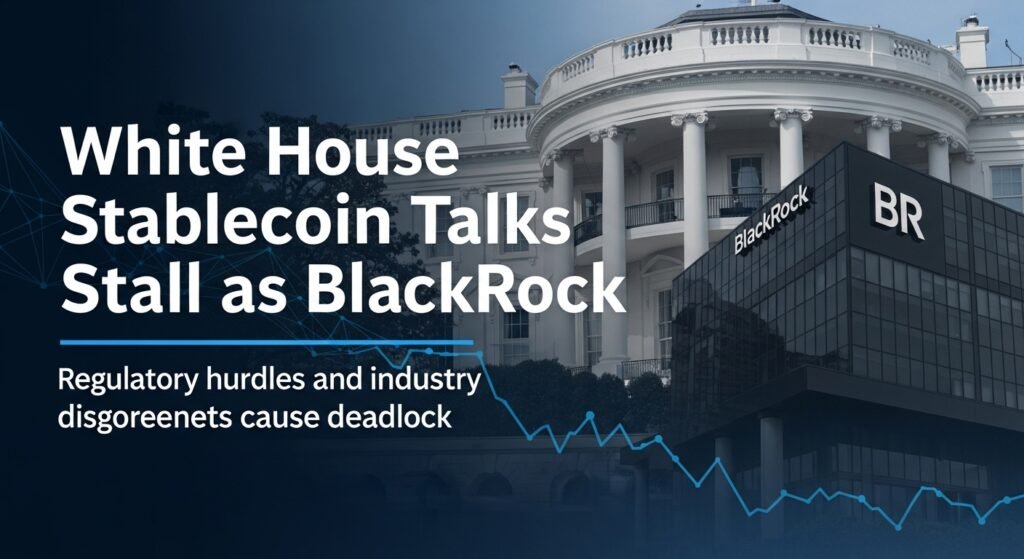 White House Stablecoin Talks Stall as BlackRock
