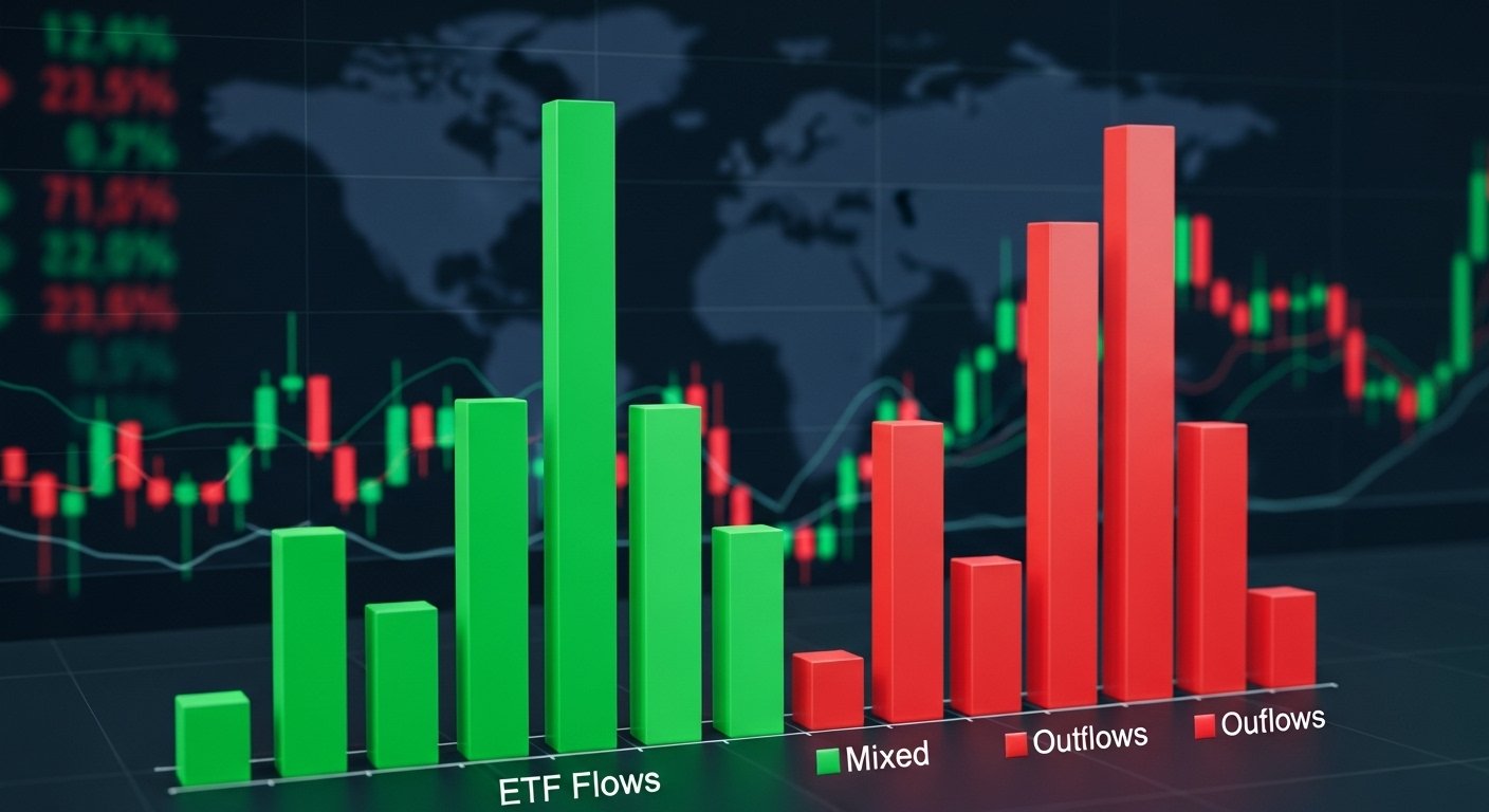 mixed ETF flows