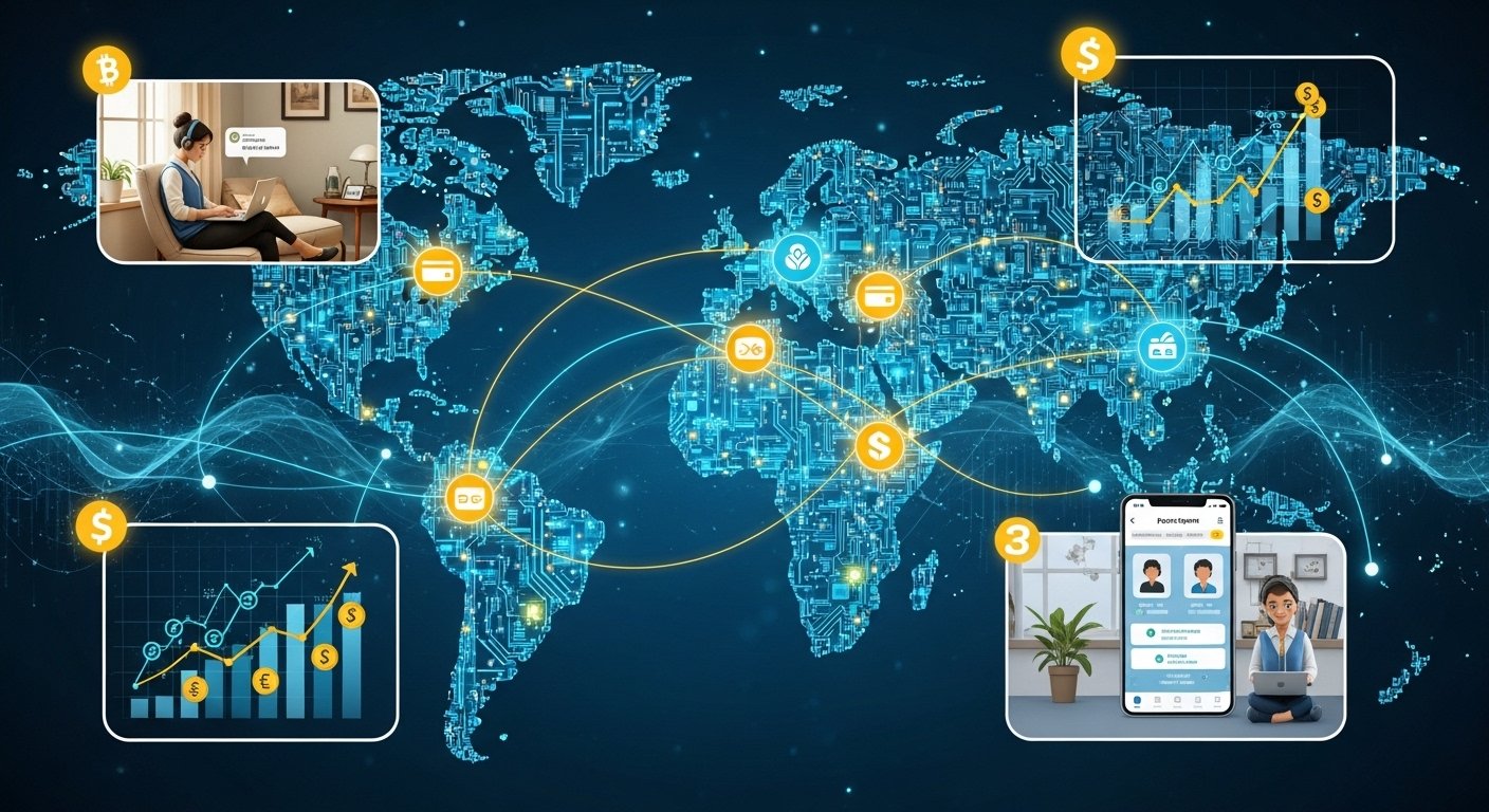 remote work payments and digital economies