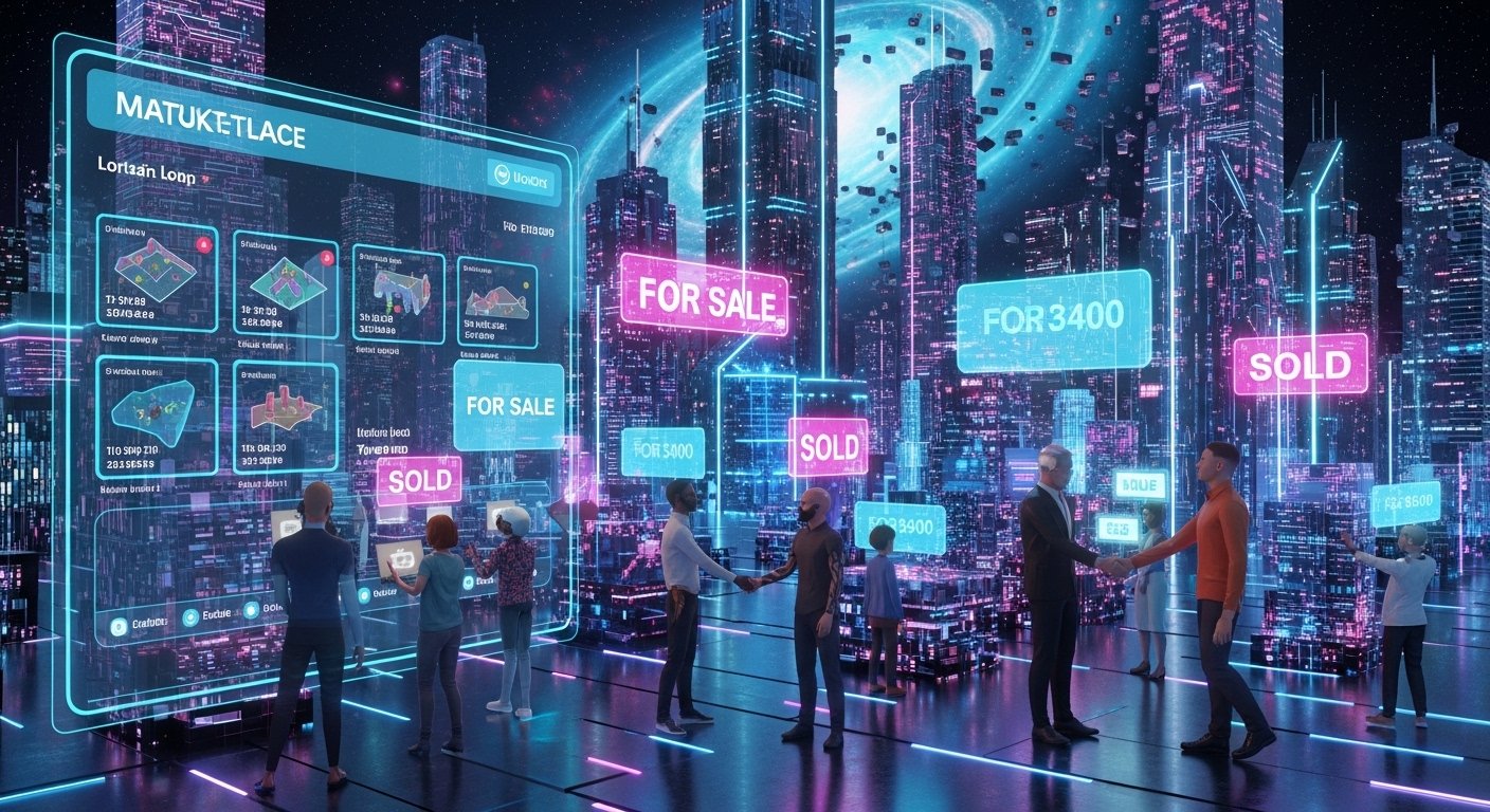 metaverse real estate market